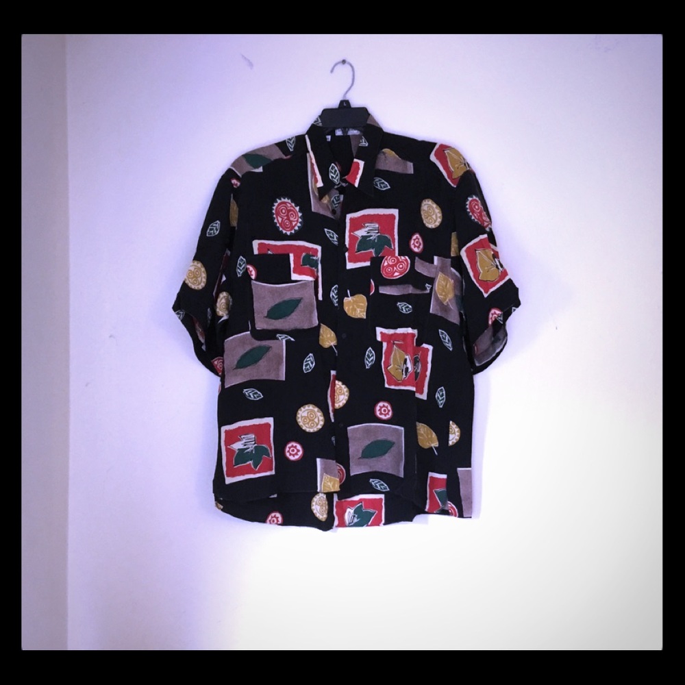 vintage man shirt size m made in Italy very nice